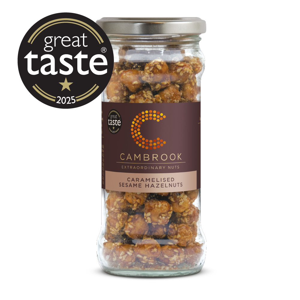 Hazelnuts - Caramelised with Sesame Seeds